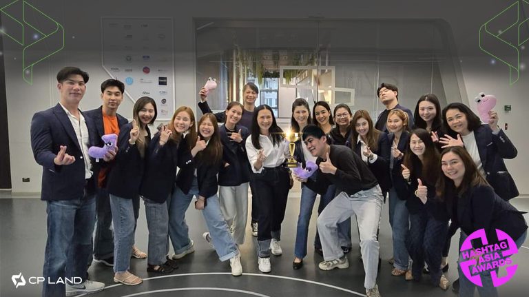 CP LAND อสังหาฯ ไทยรายแรก คว้ารางวัลระดับเอเชีย Best Social Media Advertising Campaign จาก  HASHTAG ASIA AWARDS 2024 ที่ประเทศสิงคโปร์