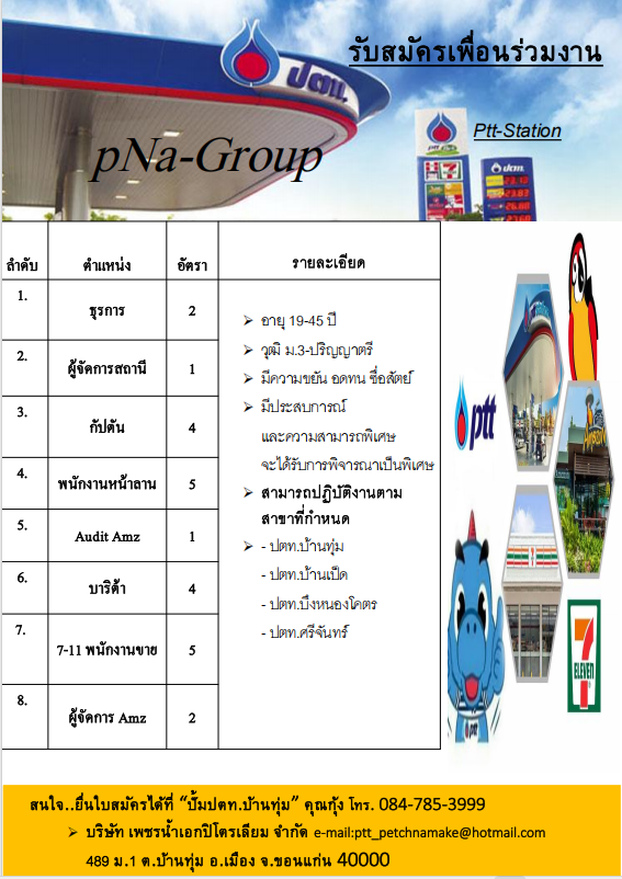 ผู้จัดการสถานี 1 อัตรา