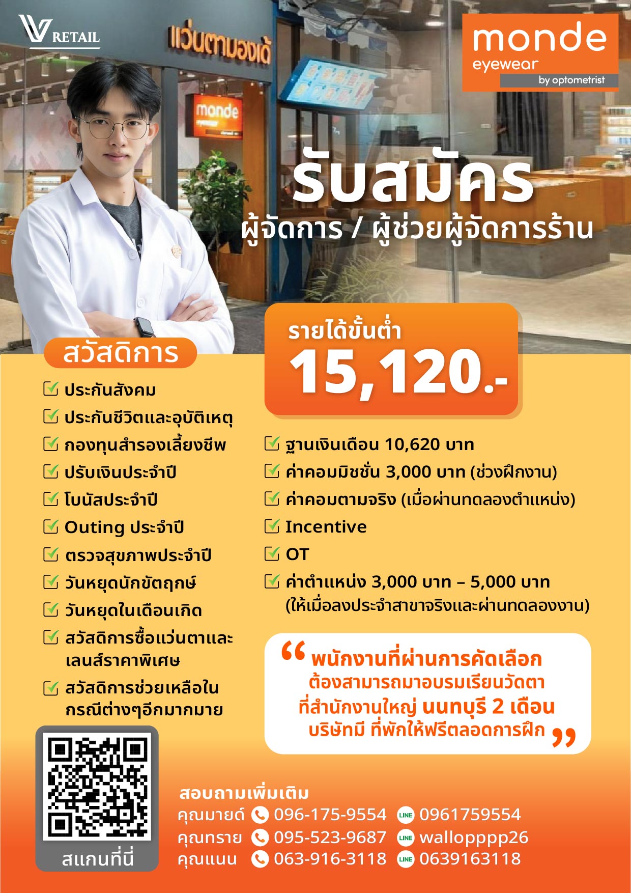 ผู้จัดการสาขาและผู้ช่วยผู้จัดการสาขา