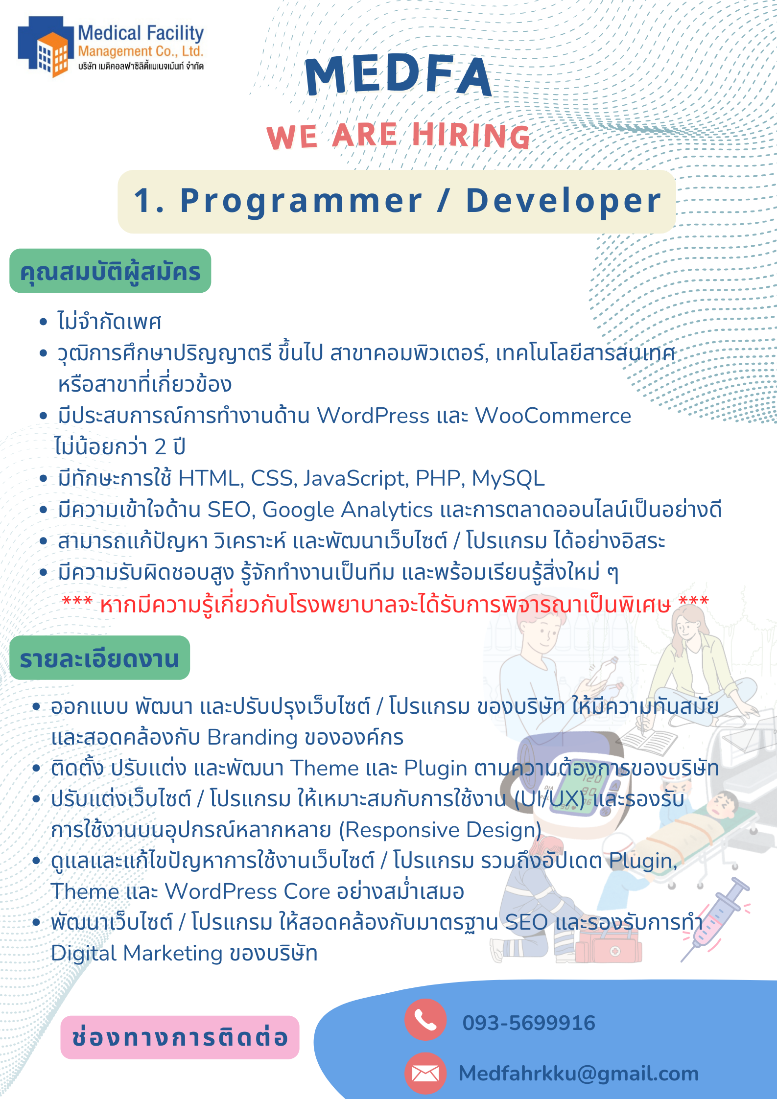 (1.) Programmer / Developer