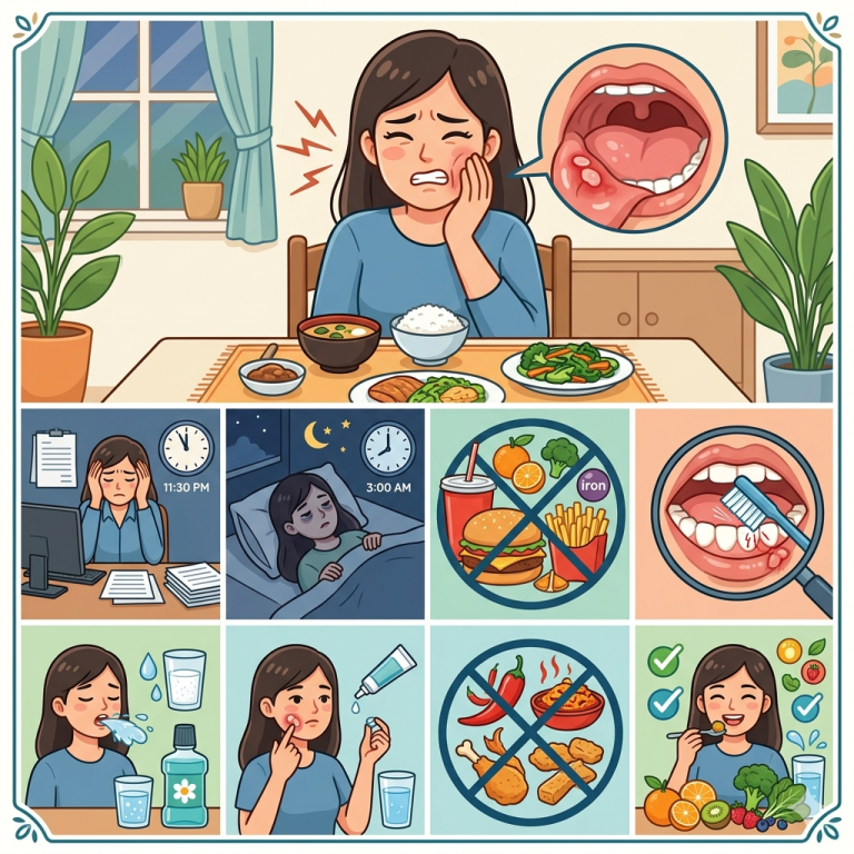 😷 แผลร้อนในแสบจนกินข้าวไม่ได้! เปิดสาเหตุ พร้อมวิธีดูแลอย่างถูกต้องให้หายเร็วขึ้น