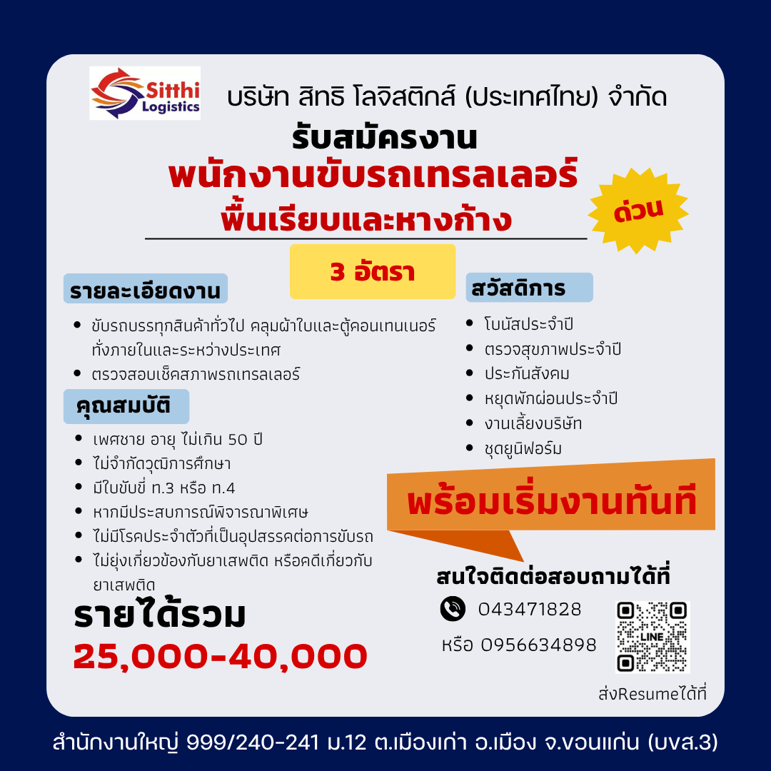 บริษัท สิทธิ โลจิสติกส์(ประเทศไทย) จำกัด