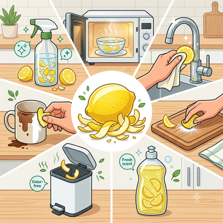 🍋 เปิด 7 ประโยชน์เปลือกมะนาว ของเหลือในครัวที่เปลี่ยนเป็นผู้ช่วยงานบ้านได้อย่างคุ้มค่า