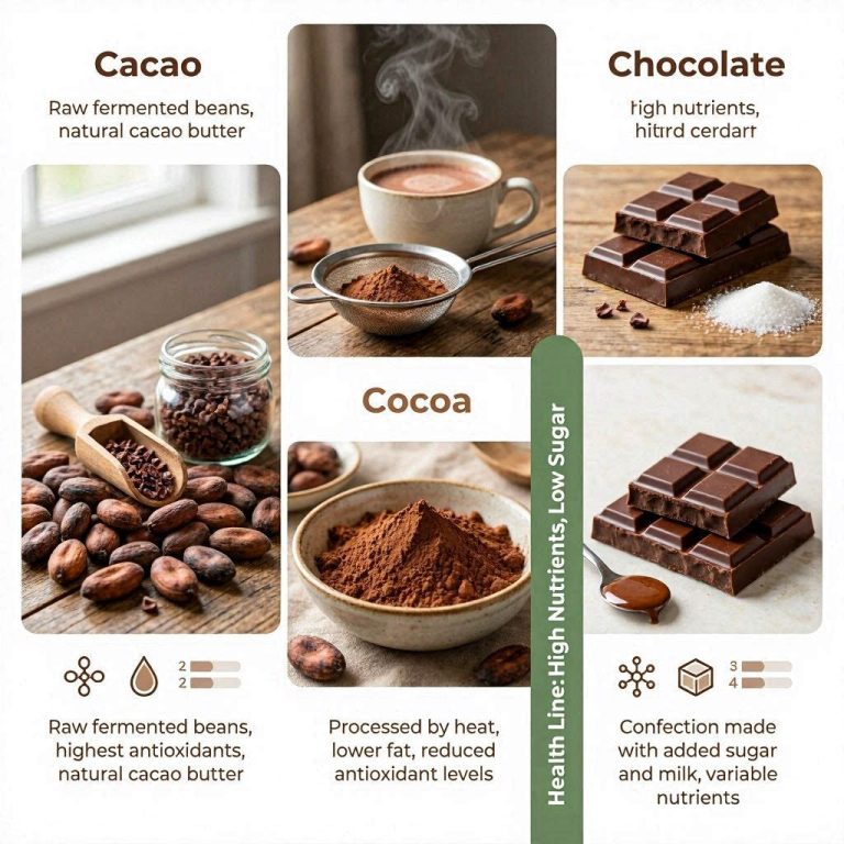 🍫 ไขข้อสงสัย “คาเคา-โกโก้-ช็อกโกแลต” ต่างกันอย่างไร? เปิดตัวเลือกสายสุขภาพ สารอาหารสูง น้ำตาลน้อย