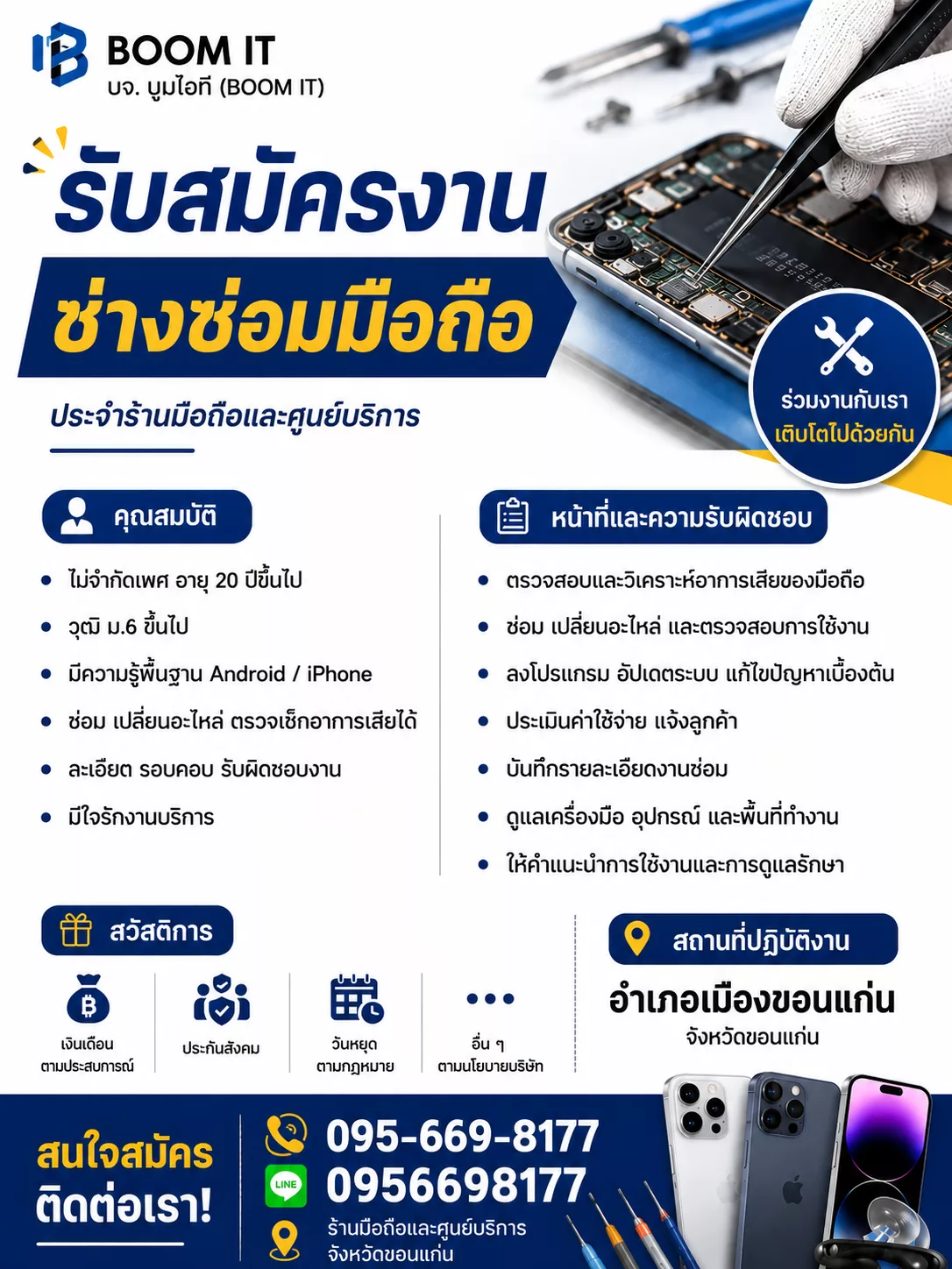 ภาพประกาศรับสมัครงาน ช่าง ภาพที่ 1