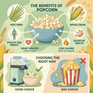  🍿 เปิดประโยชน์ “ป๊อปคอร์น” ขนมกินเล่นอาจดีต่อสุขภาพกว่าที่คิด ชูใยอาหาร-ธัญพืชเต็มเมล็ด แค่เลือกให้ถูกวิธี