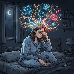 😴 รู้จักภาวะ “Tired but Wired” ร่างกายเหนื่อยล้า แต่สมองยังตื่นตัว จนนอนไม่หลับ
