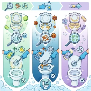 🚽 คราบเหลืองในชักโครกฝังแน่น แก้อย่างไรให้ถูกวิธี? เช็กชนิดคราบก่อนเลือกน้ำยา