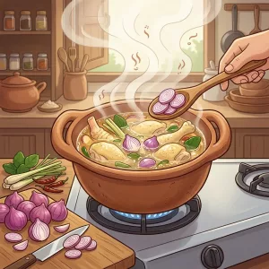 🧅 เปิดเคล็ดลับ “หอมแดง” ลงหม้อต้มไก่ ช่วยเพิ่มกลิ่นหอม น้ำซุปกลมกล่อม แต่ใส่มากไปอาจกลบรสชาติ