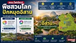 ครม.ไฟเขียวย้าย “พืชสวนโลกโคราช 2572” จาก อ.คง สู่ อ.ปากช่อง คงกรอบงบ 4,281 ล้านบาท