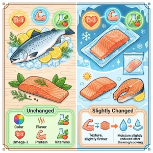 🐟 แซลมอนแช่แข็งไม่ได้แปลว่าสารอาหารหาย เผยวิธีเลือก-ละลายอย่างไรให้ได้คุณภาพ