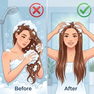 🧴 สระผมอย่าขยี้แรง! เผยจุดสำคัญที่ควรเน้นคือ “หนังศีรษะ” พร้อมวิธีสระที่ช่วยลดผมพันกันและขาดง่าย