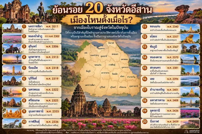 ย้อนรอย 20 จังหวัดอีสาน-2