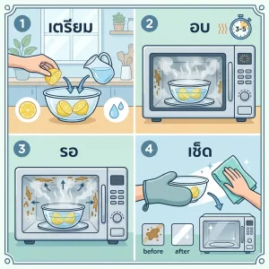 🧽 เปิด 5 วิธีทำความสะอาดไมโครเวฟ ขจัดคราบมัน คราบอาหาร และกลิ่นอับง่าย ๆ ด้วยไอน้ำ ไม่ต้องออกแรงขัดให้เหนื่อย