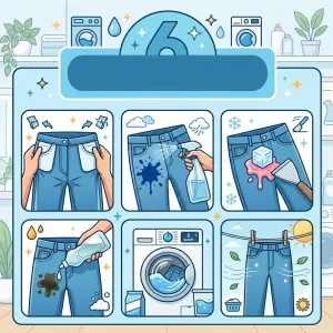 👖 กางเกงยีนส์เปื้อนคราบอย่าเพิ่งทิ้ง! เปิด 6 วิธีขจัดคราบหมากฝรั่ง หมึก น้ำมัน และสไลม์ พร้อมเคล็ดลับดูแลผ้าให้สีไม่เสีย
